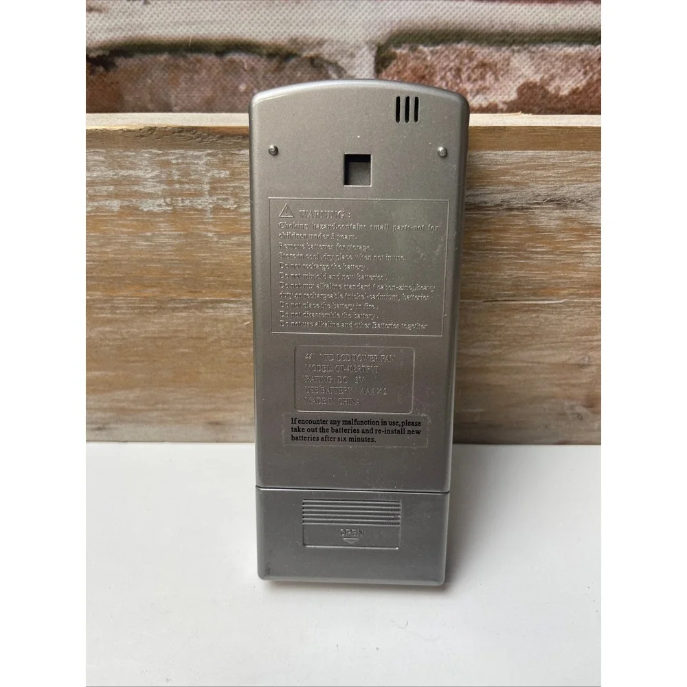 Wexford Remote Control For Fan Heater Gray Woodgrain Display